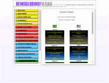 Tablet Screenshot of hemoglobinopatias.com.br